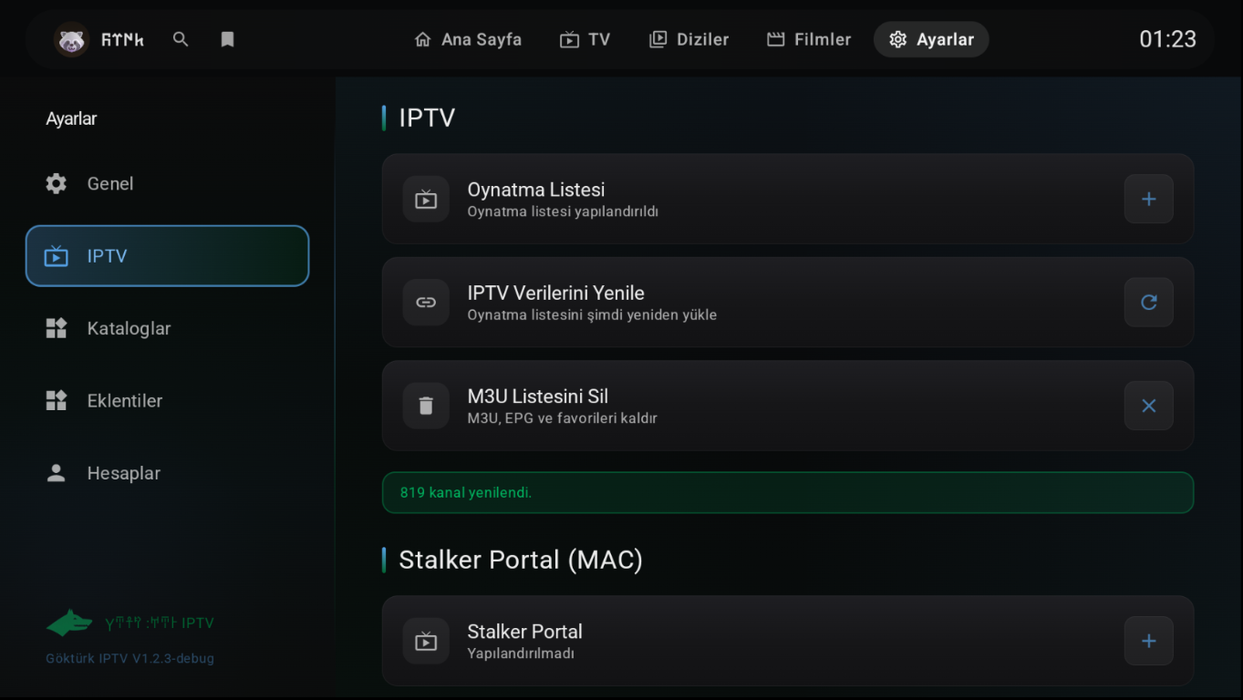 IPTV Ayarları